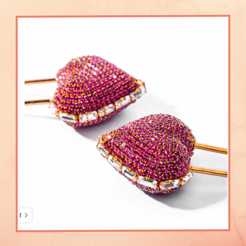 Candy Colors Big Heart Acrylic Drop Party Earrings -3 – Neshe Fashion  Jewelry